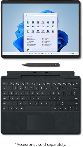 Miniatura 10 de Microsoft Tablet Surface Pro 8, pantalla táctil de 13 pulgadas, plataforma Intel i5 Evo, 8 GB de RAM, SSD de 128 GB, portátil Windows 11 Surface,