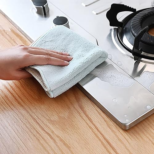 Miniatura 5 de Toalla pequeña de algodón para cocina, paños de cocina súper suaves y absorbentes, perfectos para uso doméstico y comercial, toalla de vidrio con