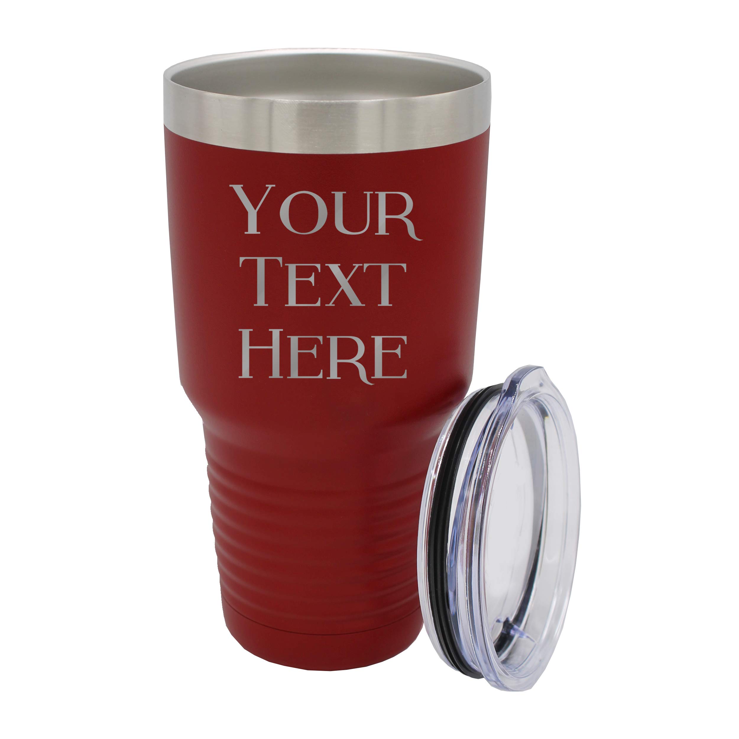 My Personal Memories Customized Personalized Stainless Steel 30 oz Travel Tumbler with Lid - Engraved Double-Wall Vacuum Insulated