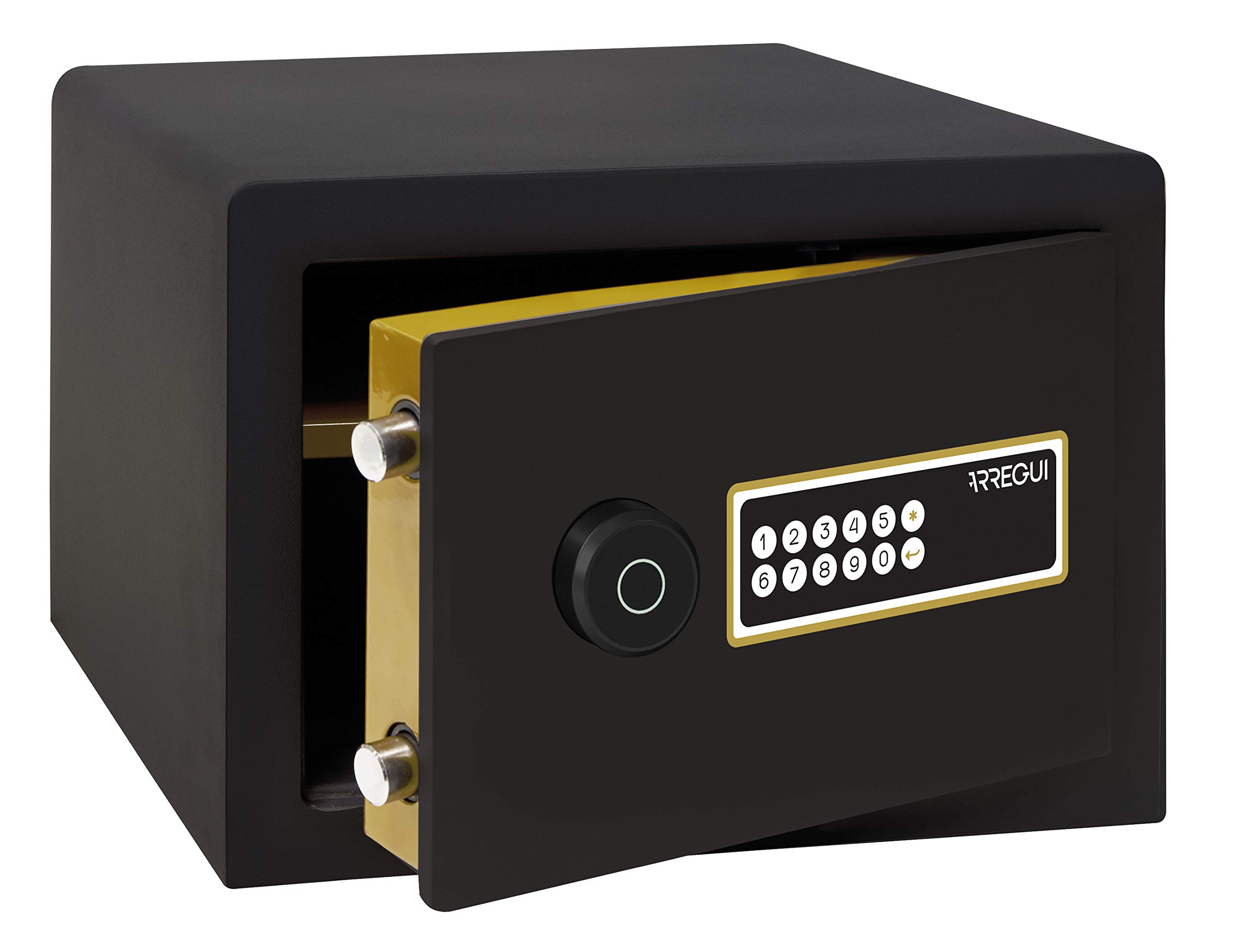 ARREGUI AWA 220740 - Caja fuerte inteligente, para colocar, Smart Safe, apertura con código electrónico, gestión a través de la aplicación móvil, compatible con Amazon Alexa, 27 x 38,5 x 32,5 cm, 23 L