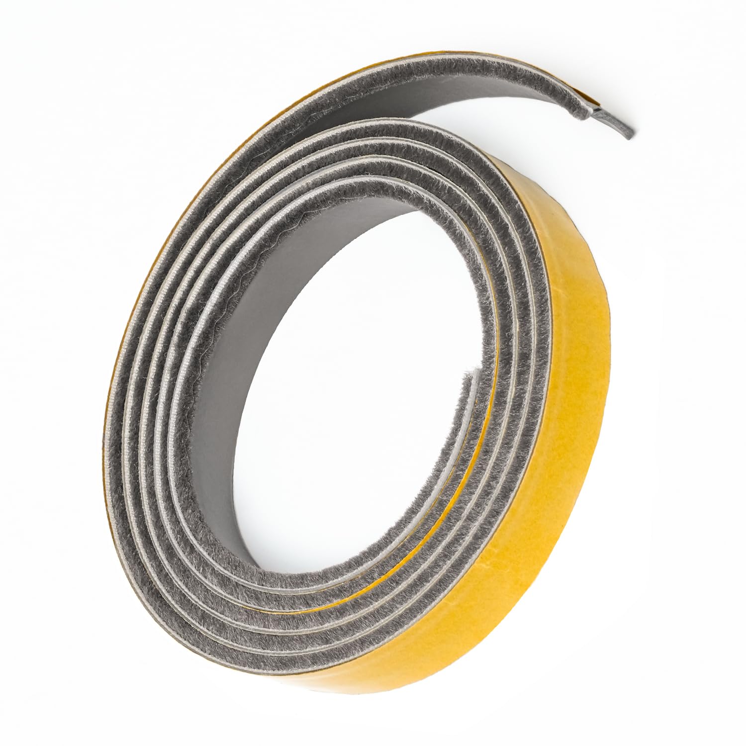 ZAVIA Intumescent Fire Door Seal Strip Pack of 2| 5.2 M Long Each | Smoke Seal with Brush | Self-Adhesive | FD30 Approved (Grey)
