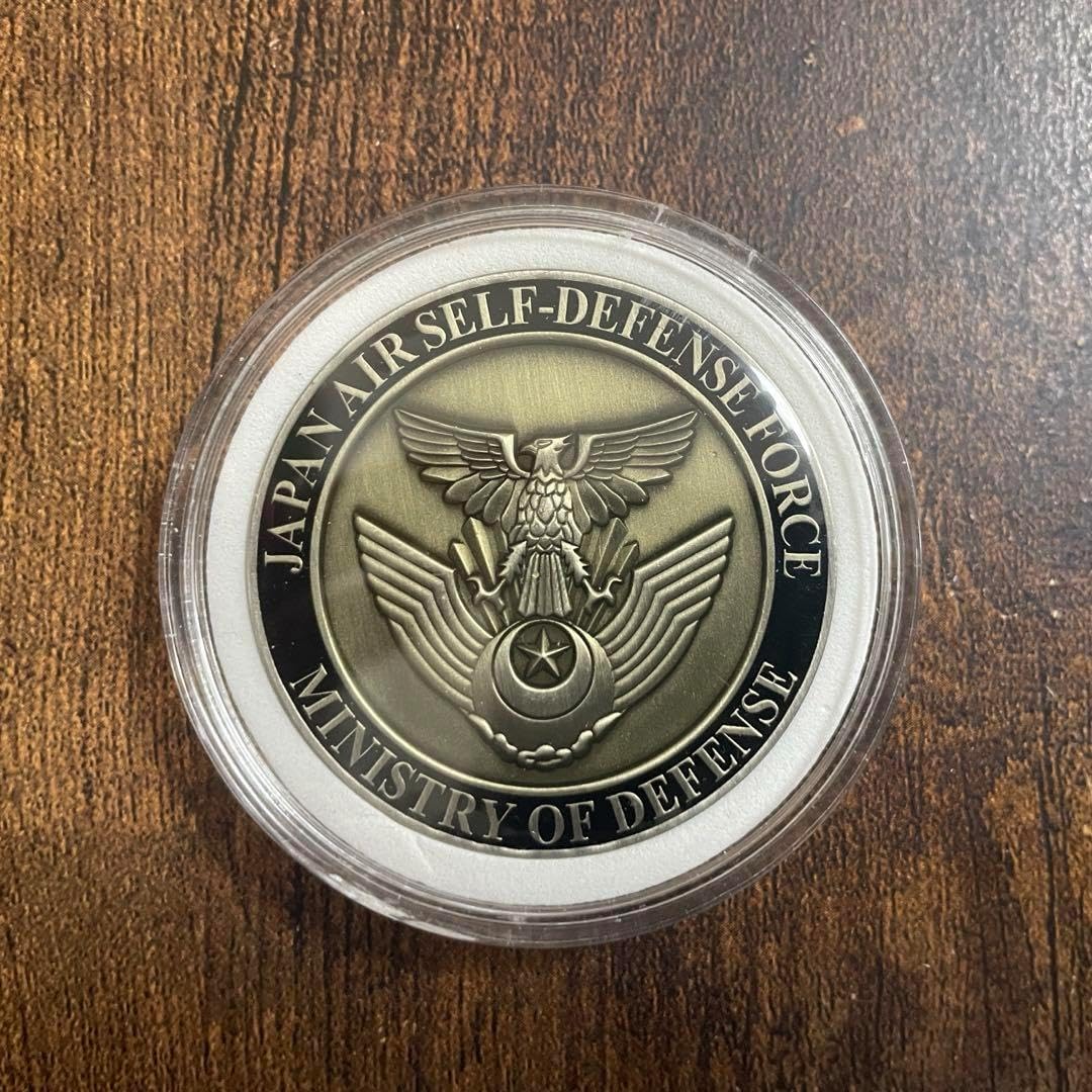 航空自衛隊 コイン 航空自衛隊創設70周年記念 チャレンジコイン 自衛隊 空軍 メダル ミリタリー