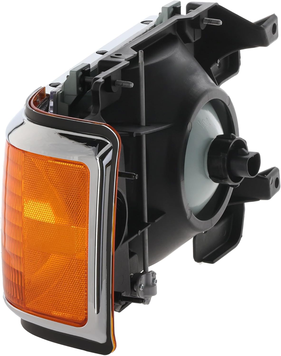Garage-Pro Driver Side Headlight for Ford F-150 1987-1991 Halogen With bulb(s) With Side Marker Lamp, w/Chrome Trim Replaces # E9TZ13008F JCW20-1609-00GP