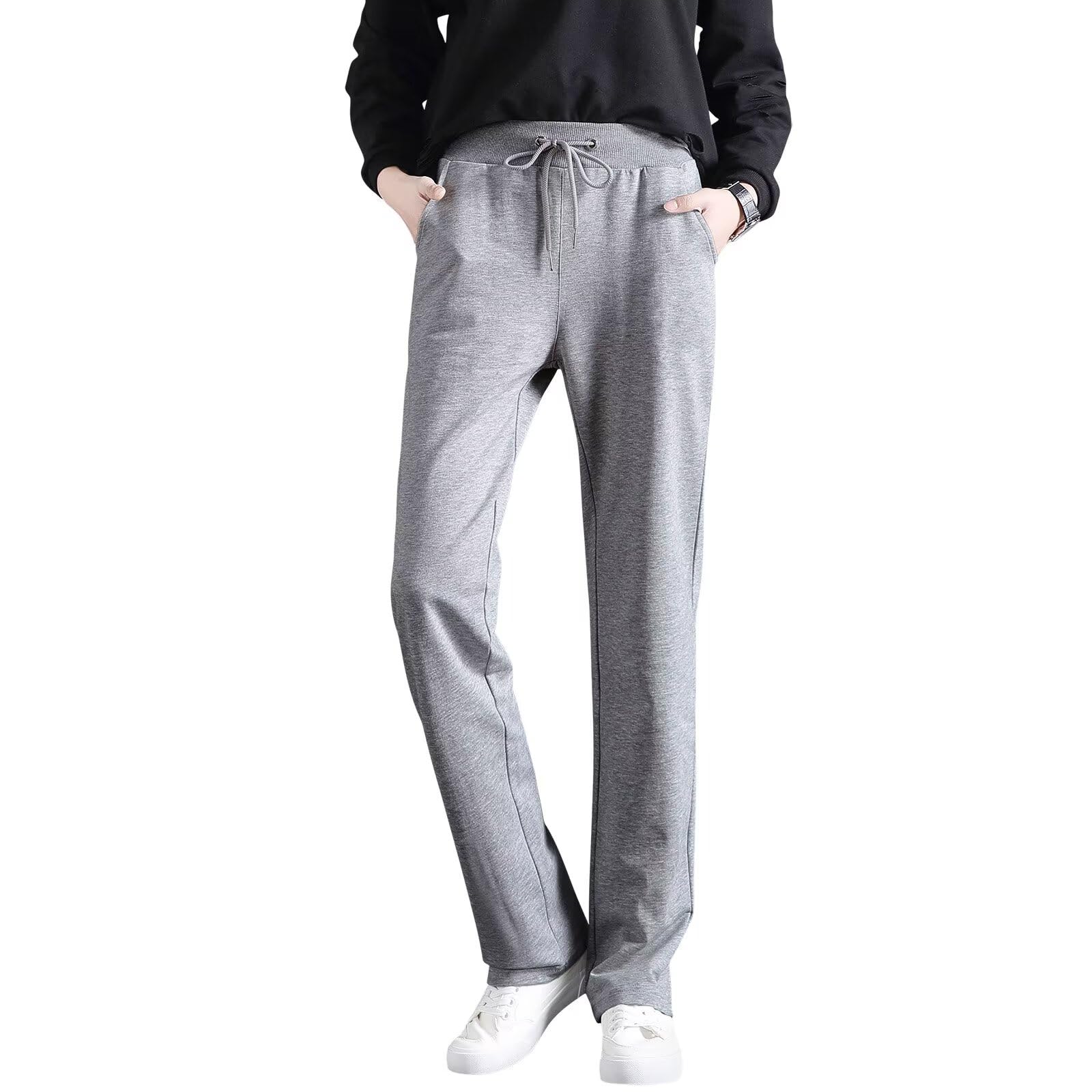 Amazon.co.jp: [Rovidorx] スウェットパンツ レディース 綿100 ズボン