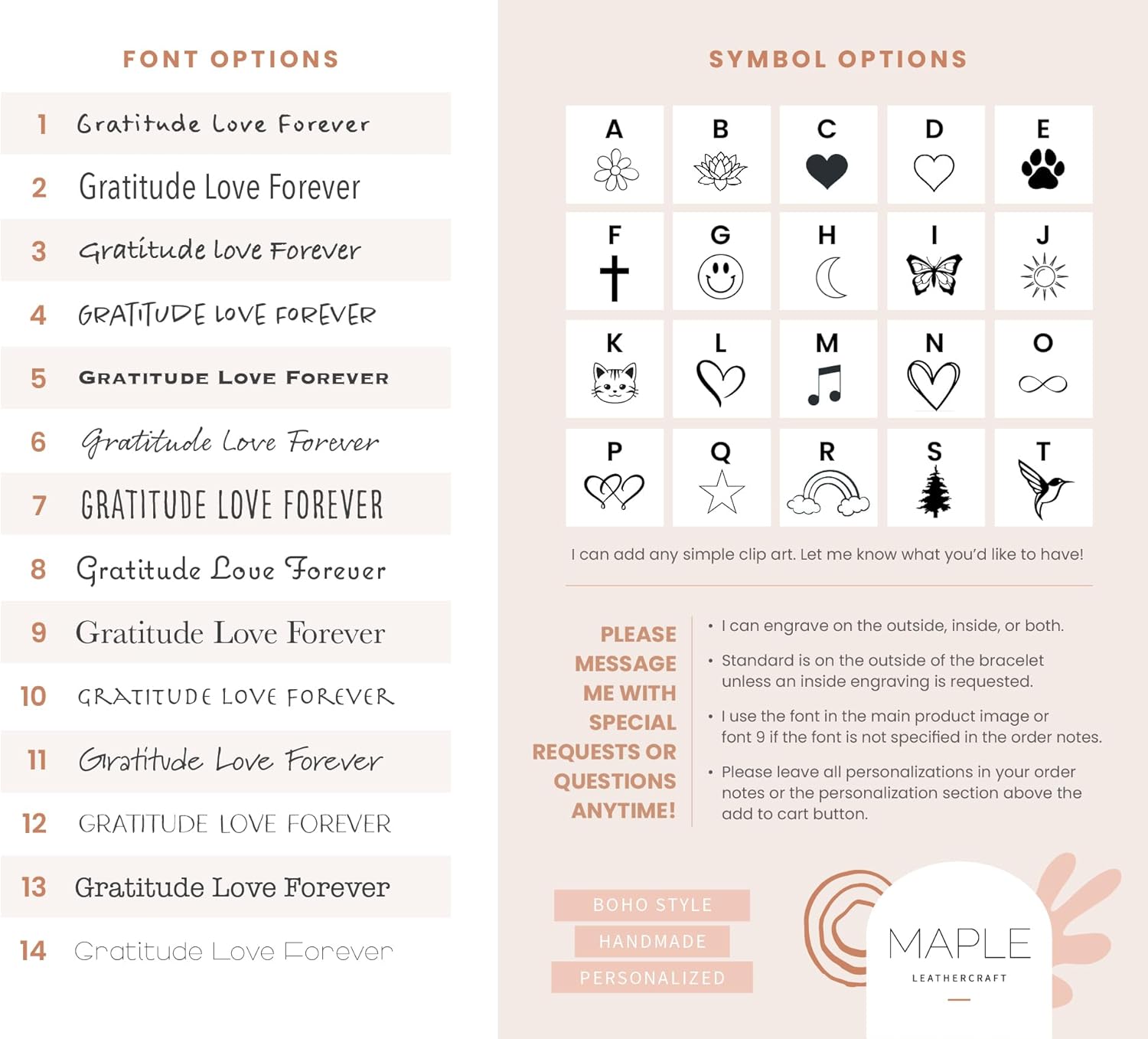 Personalized Leather Wrap Bracelet – Custom Engraved Gift for Mom, Grandma, Daughter, or Sister