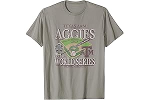 Texas A&M Aggies College World Series 2024 Baseball Retro T-