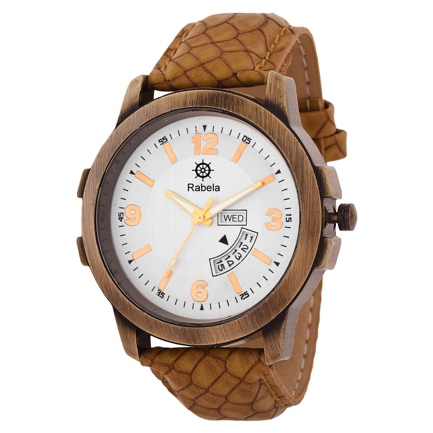 Rabela Analog White Dial Mens Watch RDD-1005 (B07657YV7Z) Amazon Price History, Amazon Price Tracker