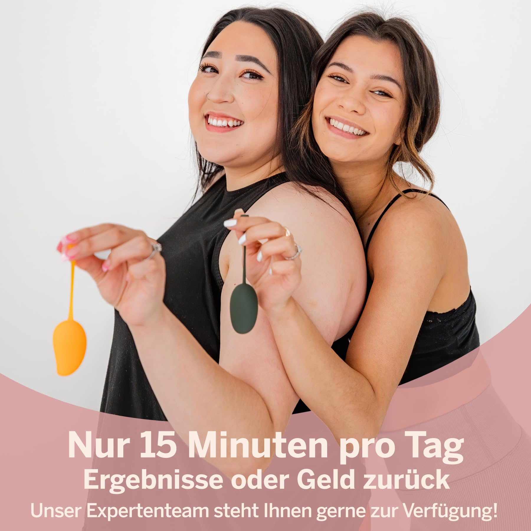 Pixie Beckenboden-Trainingsset – 6er-Set Gewichte zur Stärkung der Beckenbodenmuskulatur für die Intimhygiene – Inklusive leicht verständlichem E-Book mit Übungen für Anfängerinnen & Fortgeschrittene