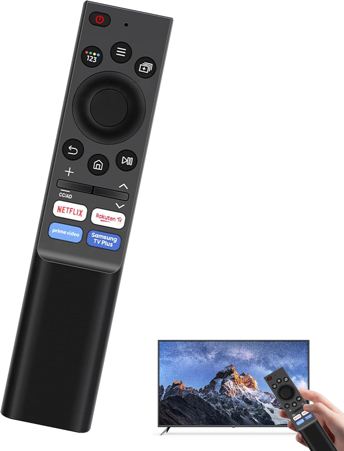 1Pc Replacement For Samsung TV Remote Newest Upgraded Infrared Samsung Remote Control With Netflix For Samsung Remote Controls Smart TV With 4 Shortcuts Buttons