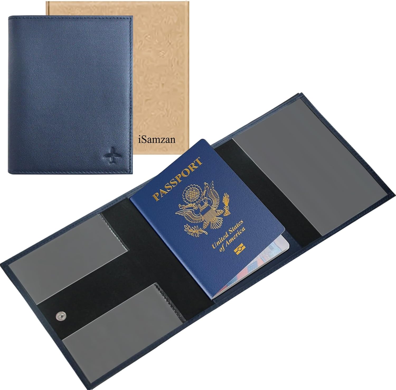 Pilot Wallet Passport Holder – Leather Pilot Passport Wallet Accessories Black (Blue) Pilot Wallet Passport Holder – Leather Pilot Passport Wallet Accessories Black (Blue)