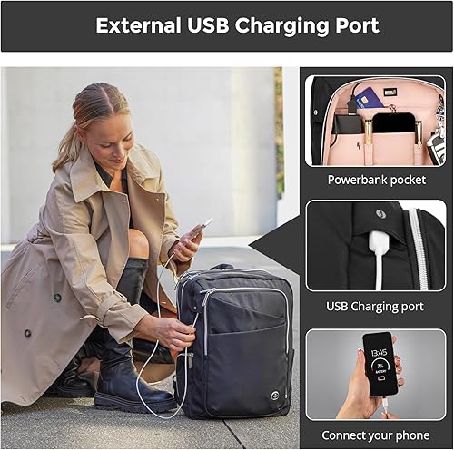 Miniatura 2 de Swissdigital Mochila para portátil de diseño Katy Rose, Platinado, Mediana, Trabajo