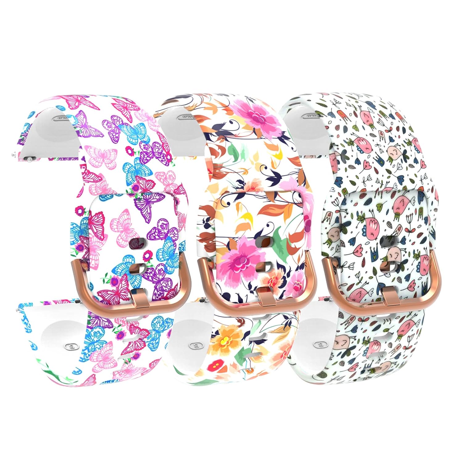 Silicone Bands Compatible for JeeJTek TGW008 TGW101 OYV TGW101 Zakotu Y66 Kuizil T70 Uaue T60 Replacement Wristbands Bands