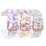 Silicone Bands Compatible for JeeJTek TGW008,TGW101/ OYV TGW101/ Zakotu Y66/ Kuizil T70/ Uaue T60, Replacement Wristbands Bands for Jacoosa K62/QONBINK L70/Puqo T80/Matast T60 Smartwatch Accessories