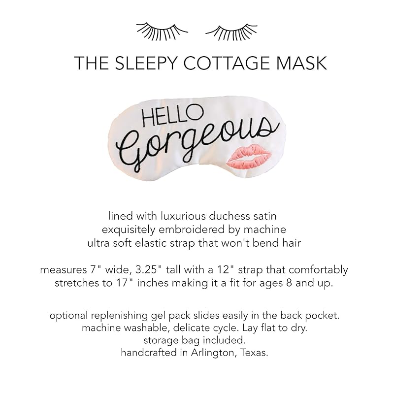 Amazon.com: Bonne Nuit Paris Sleep Mask : Handmade Products