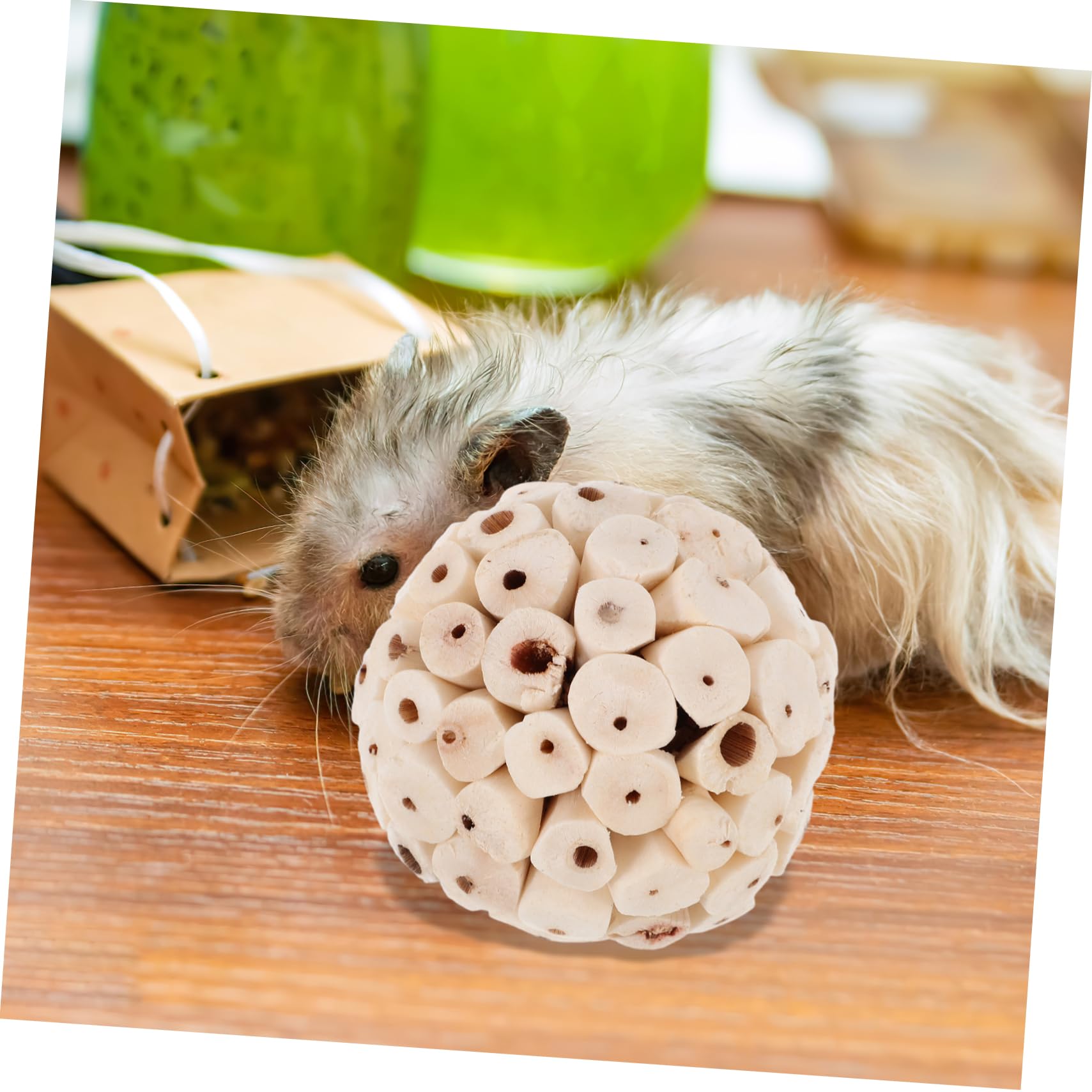 YARNOW 30pièces Jouets à Mâcher pour Oiseaux Et Rongeurs De Naturelles pour Perroquets Hamsters Et Cobayes Accessoires pour Animaux De Compagnie