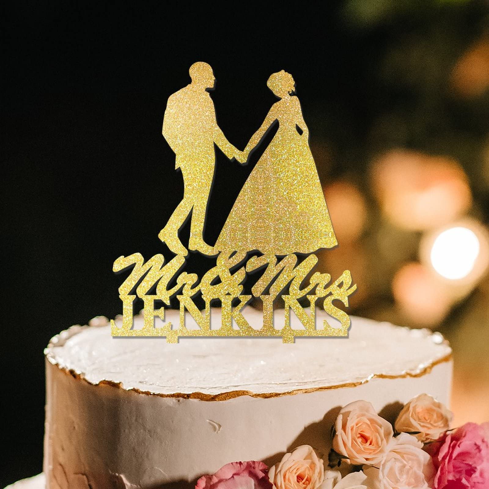 Rustic Wedding Cake Topper