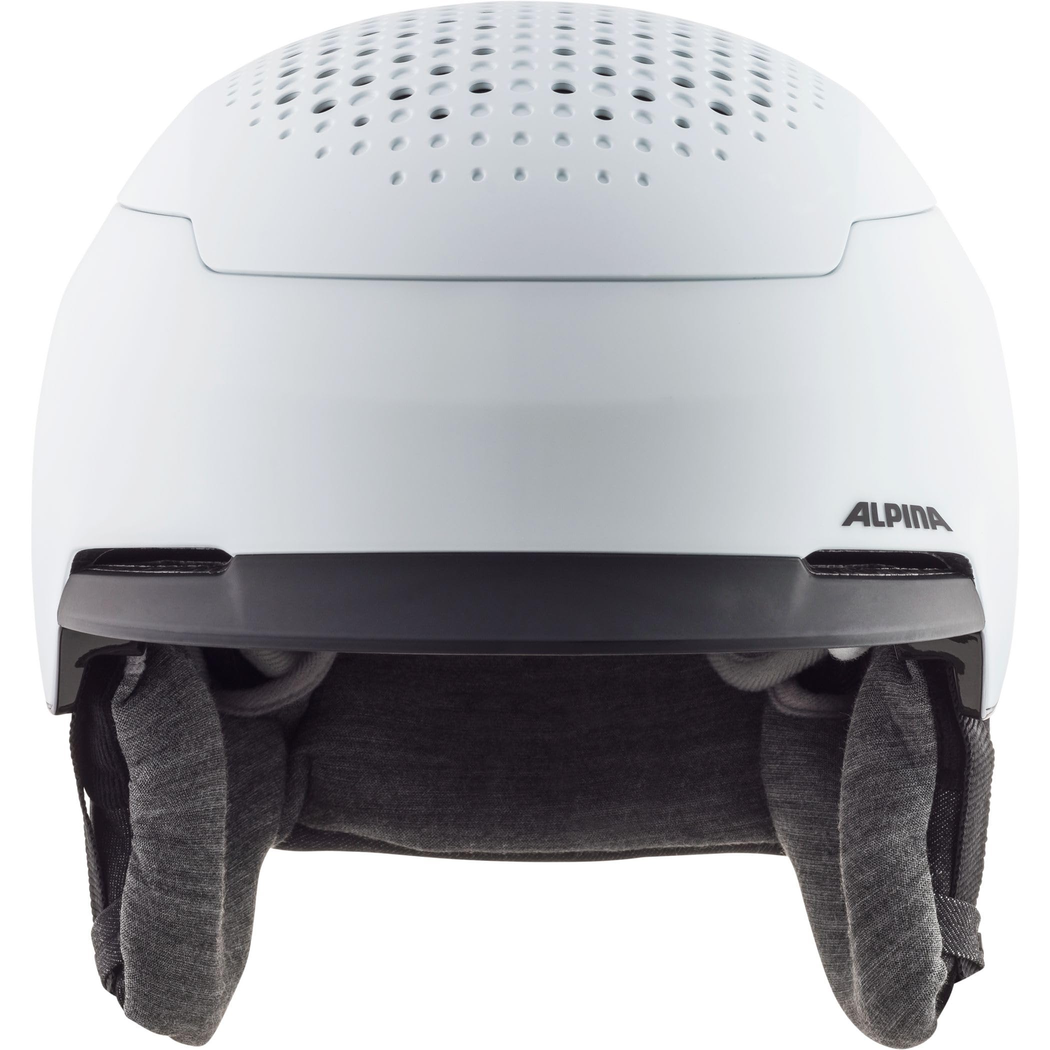 ALPINA Unisex - kask narciarski GEMS dla dorosłych, biały matowy, 55-59