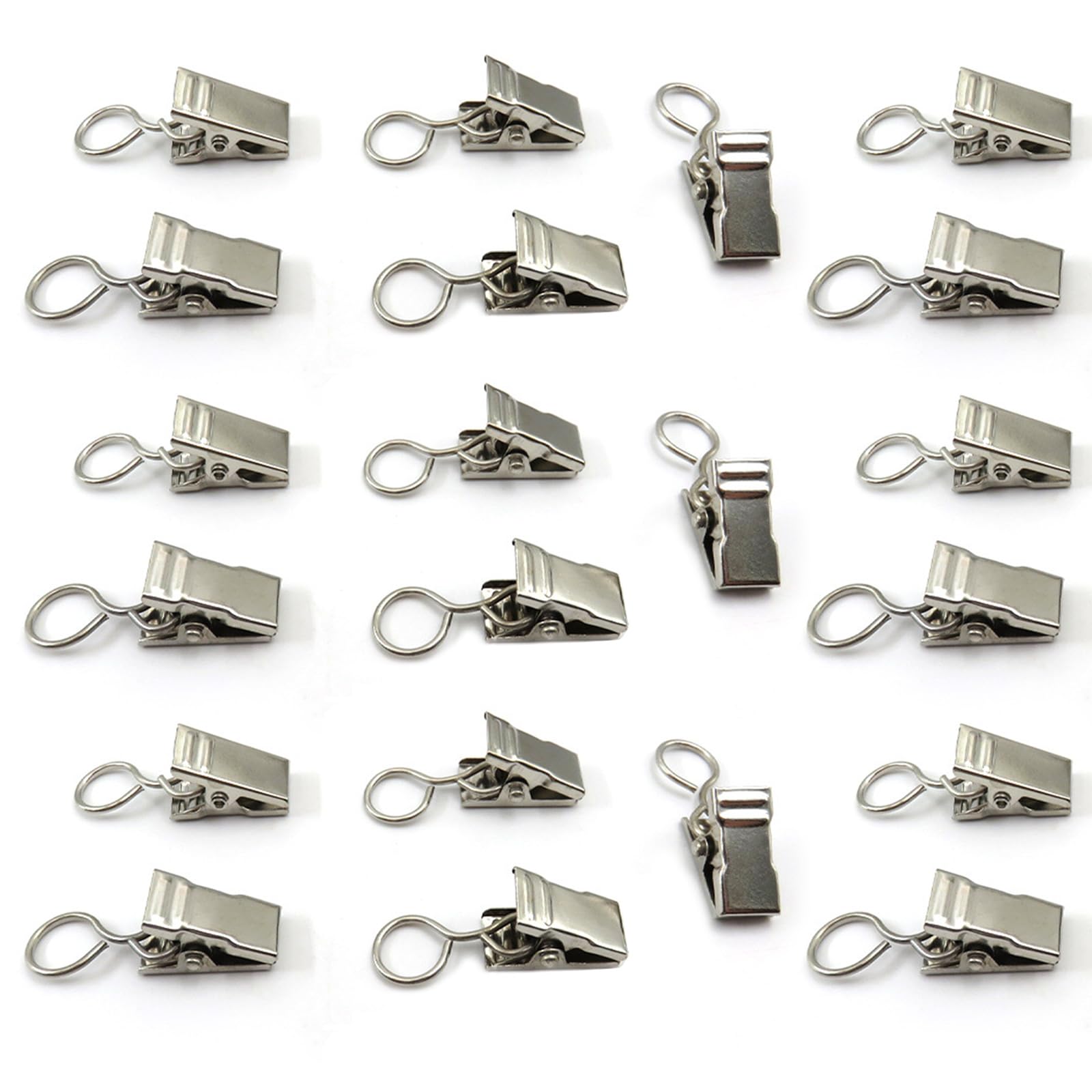 Buxuaaaa Heavily Duty Curtain Clip Hangers, 100Piece Set for Secure Hanging Home or Event Setting for Hanging Tablecloth Towel Curtain Clips