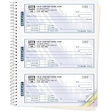Receipt Book, Blue, 2part, 500 Receipts