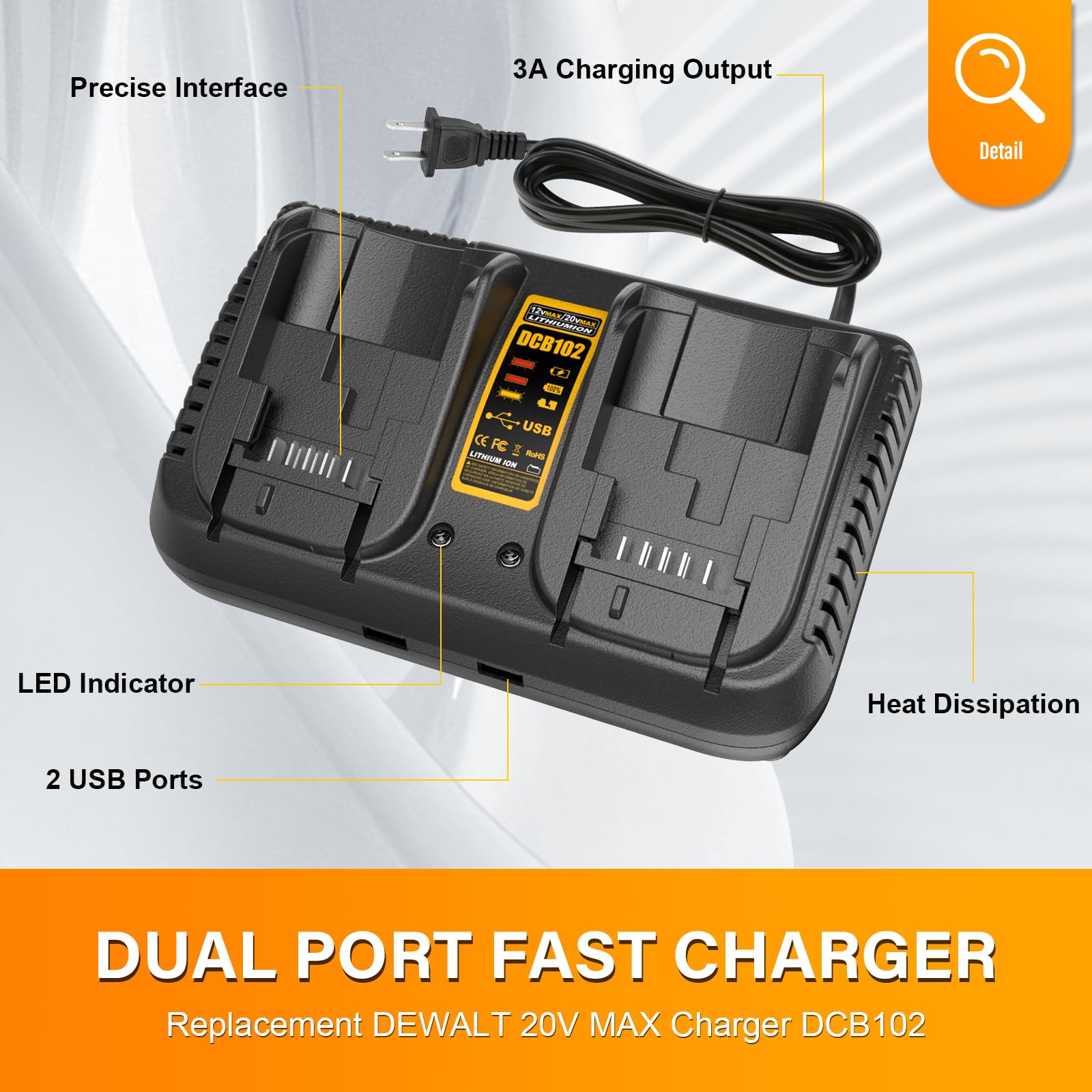 Fast Charging Dewalt 20 Volt Usb Charger Dewalt 20v Dewalt Tool