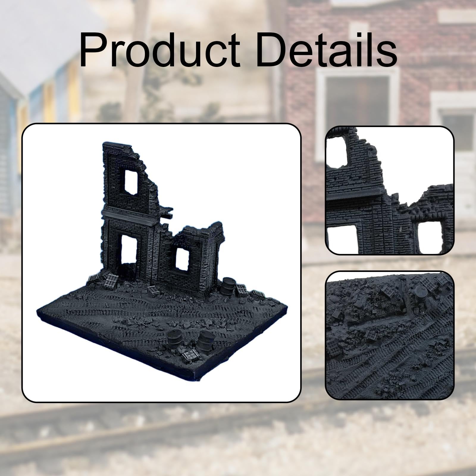 Amazon | Toysmith 1/72 廃墟模型 ジオラマ模型 樹脂製