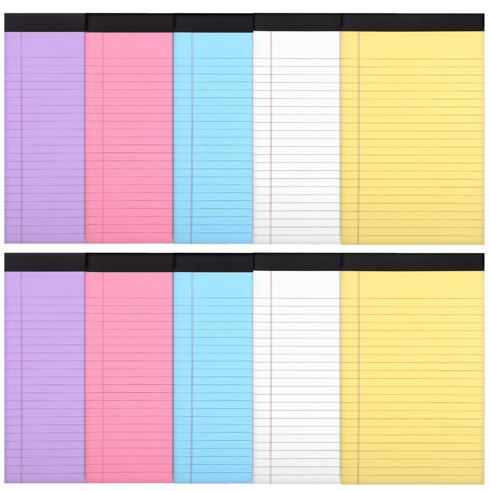 Lot De 10 Blocs-notes Pour Fournitures Détude Format A5 Bloc-notes