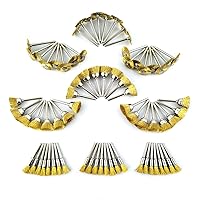 Vista 6 de Merryland RMTA072C1 - Juego de cepillos de acero para Dremel, paquete de 72, incluye bolígrafo, rueda, taza, pulido, cepillos finales, accesorio