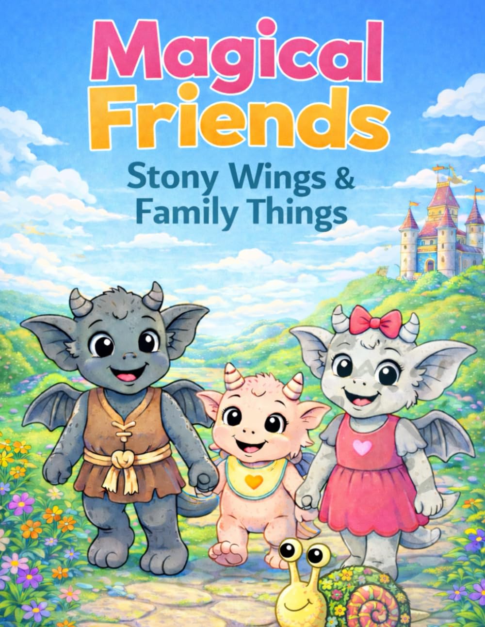 Magical Friends: Stony Wings & Family Things: A Magical Friends Coloring Adventure for all ages Family Fun