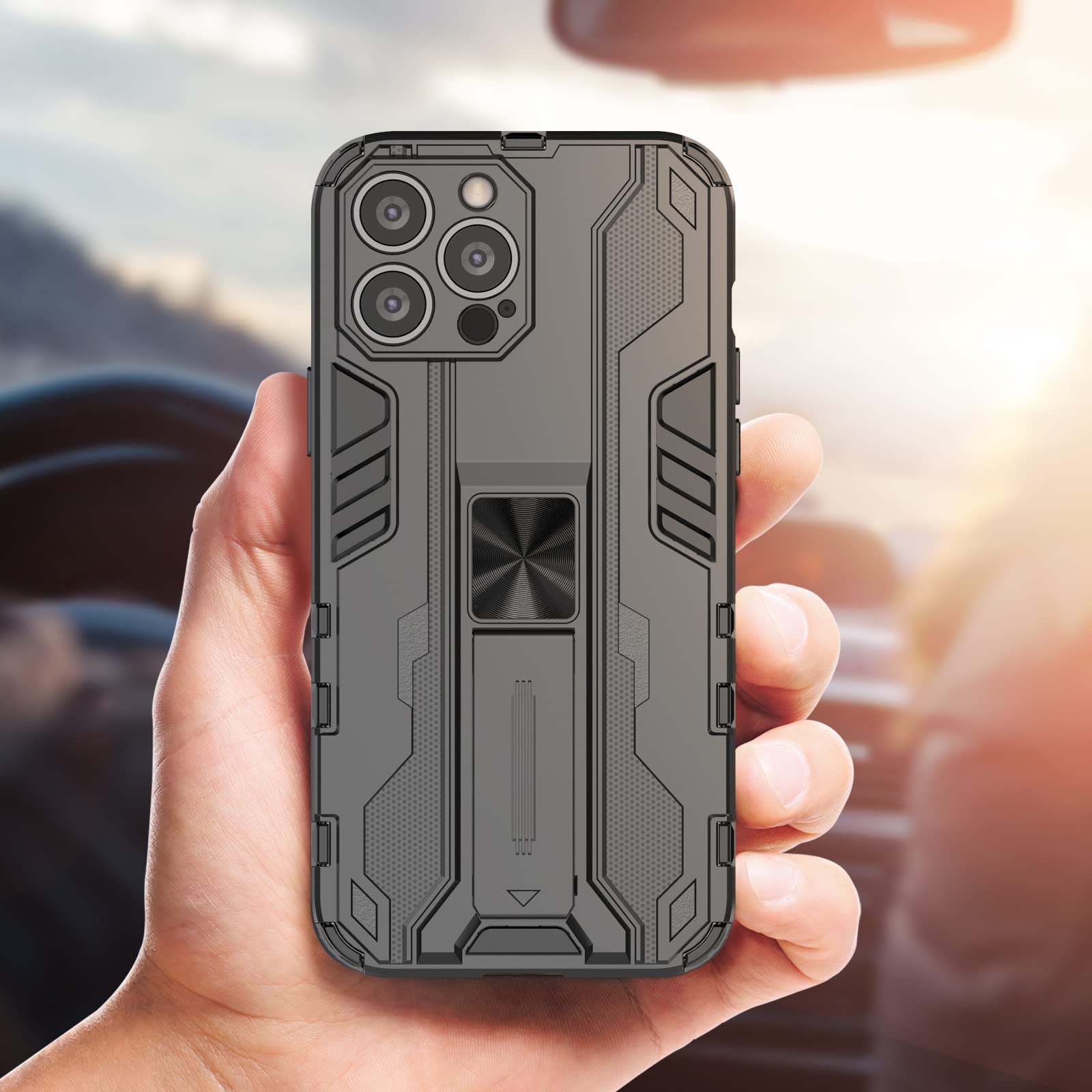 Funda para Xiaomi Redmi Note 15 Pro 5G, Carcasa Antigolpes con Soporte anular metálico, Case Protectora de Grado Militar, Azul — view 635