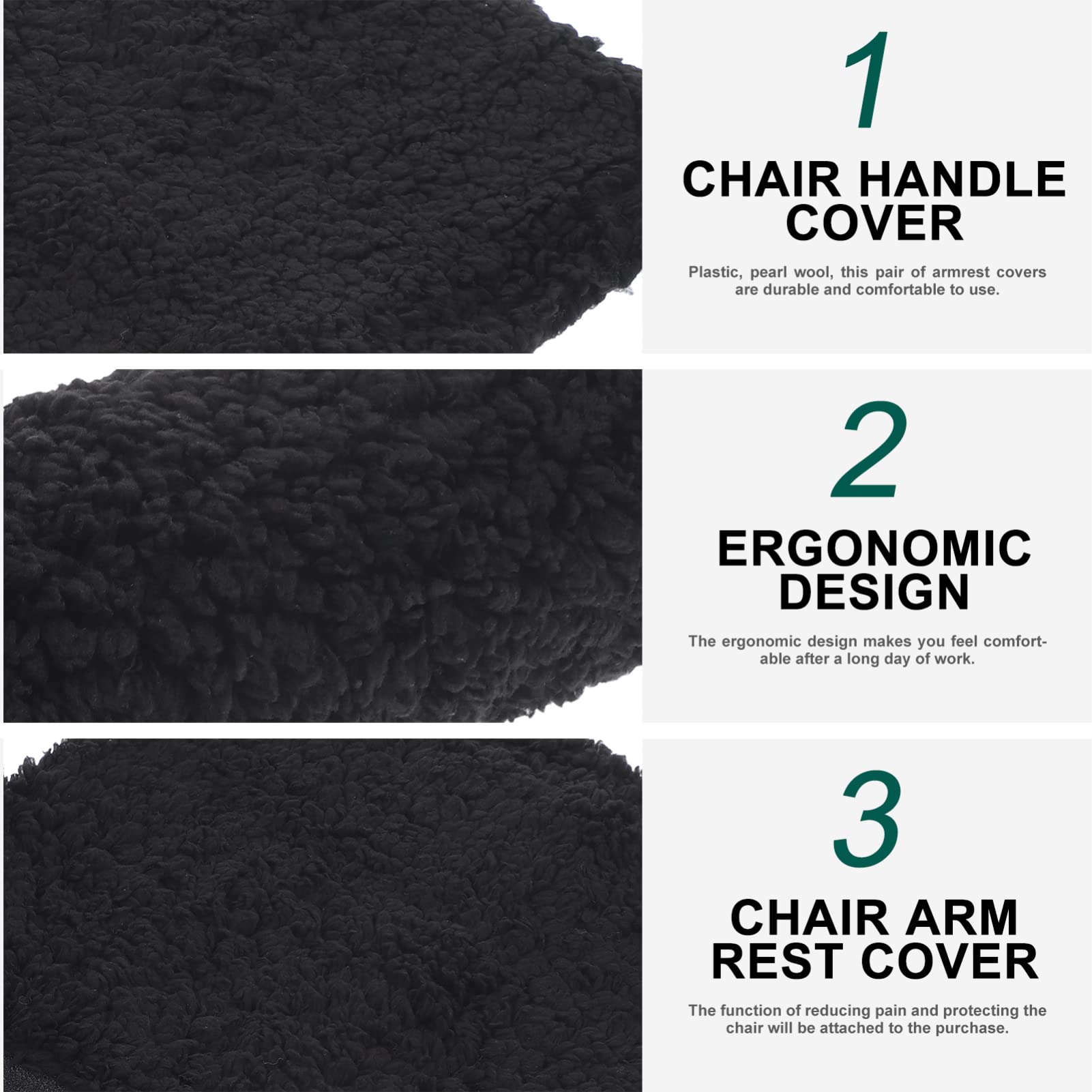 Yardwe 2paia Copribracciolo per Protezione Antiscivolo Cuscino Imbottito per Braccioli Dimensioni Comfort per e Relax
