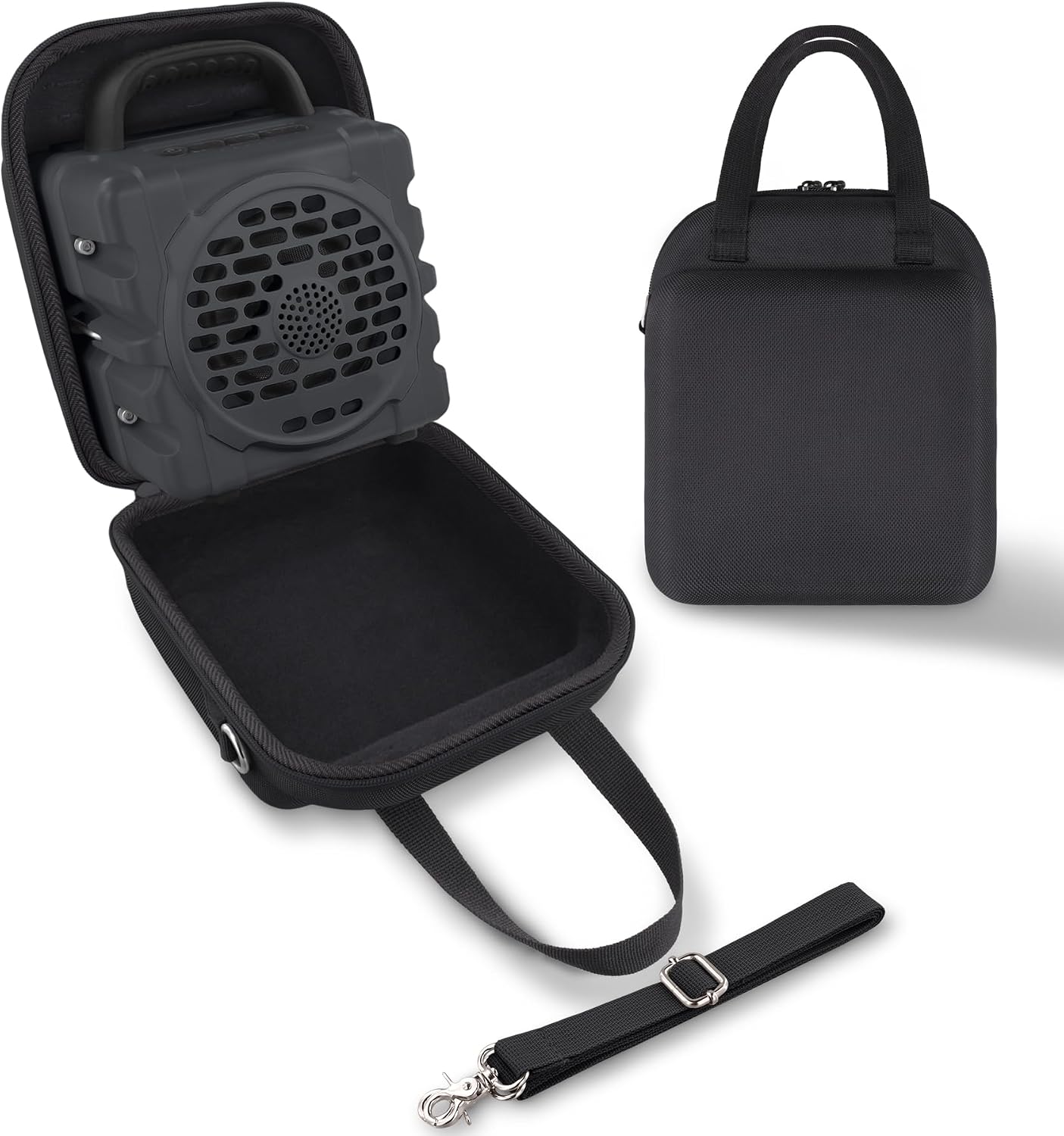 co2CREA for Turtlebox CUB Speaker Hard Carrying Travel Case, Black