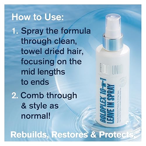 Miniatura 7 de BOLD UNIQ Boldplex - Protector térmico térmico 10 en 1, sin enjuague, para tipos de cabello encrespado, seco, dañado, teñido, roto, rizado y