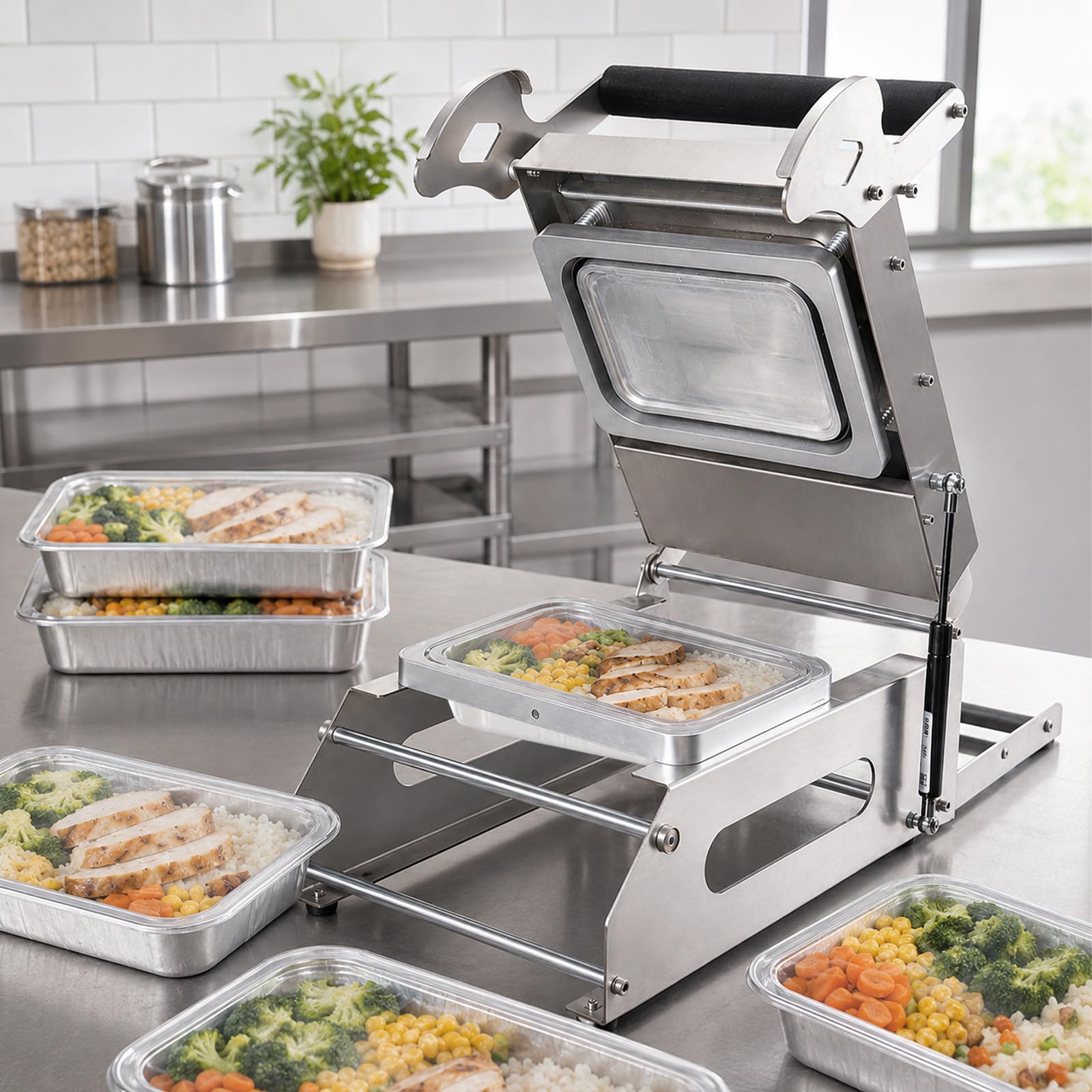 AETEREOS Hand Pressure Food Packaging Machine, Compact design, 260 Times/Hour 200 * 140mm