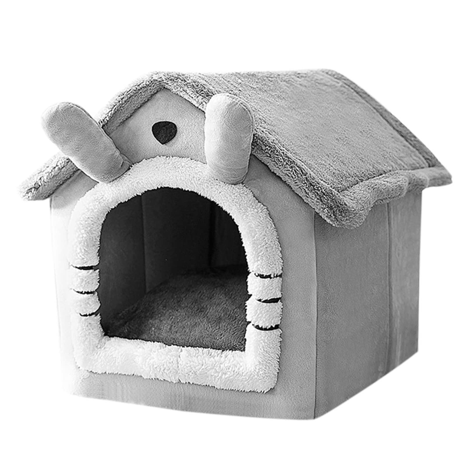 Niche d'intérieur confortable pour chat lavable pour éliminer les poils