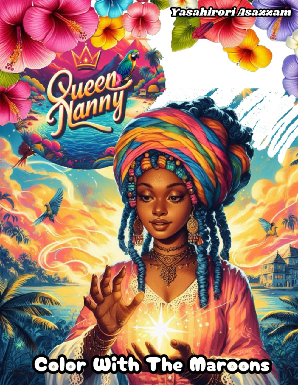Queen Nanny: Color With The Maroons (Pan African Heroes Coloring Books)