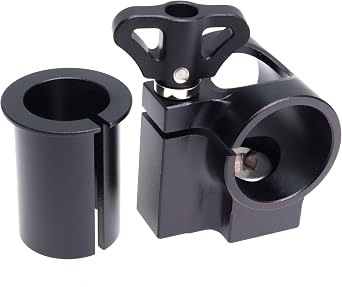 Camera Single Rod Clamp, 15-19mm Tube Clip with 3/8 Screw for ARRI RMB-8 Accessories Motor Rod Mounting Bracket with Elastic Positioning Pin