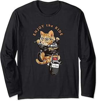 Amazon | 猫 おもしろ バイク オートバイ ねこ ライダース