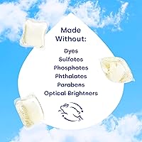 Vista 5 de Dropps Activewear Biobased Power Laundry Detergent Pods, Crisp Breeze (64 unidades) - Cápsulas de detergente para lavandería que combaten manchas