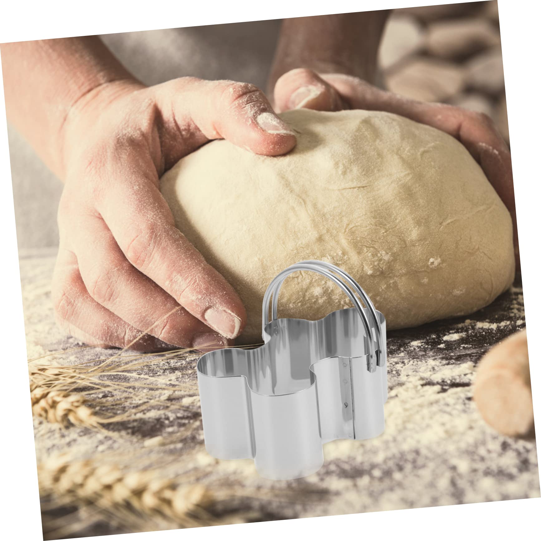 Alipis 25 Pièces Ensemble De 5 Anneaux De Mousse Biscuit Chocolat Coupe-biscuits Bonhomme En D'épice Anneau De Mousse Portable Coupe-biscuits De Noël Acier Inoxydable Silver