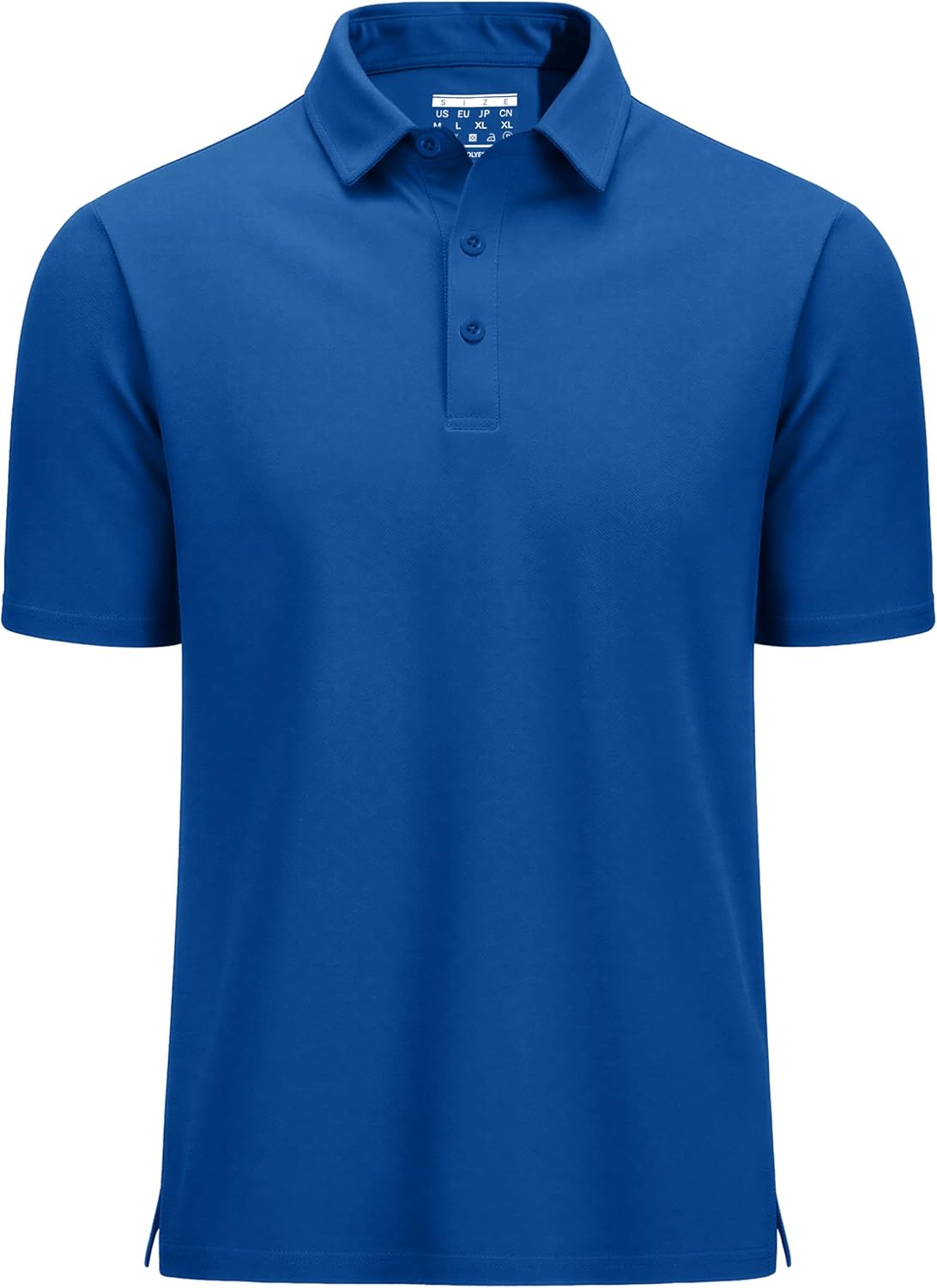 MAGCOMSEN Mens Polo Shirts Short Sleeve UPF 80+ Moisture Wicking Golf Polos Lightweight Performance Collared Shirt Men