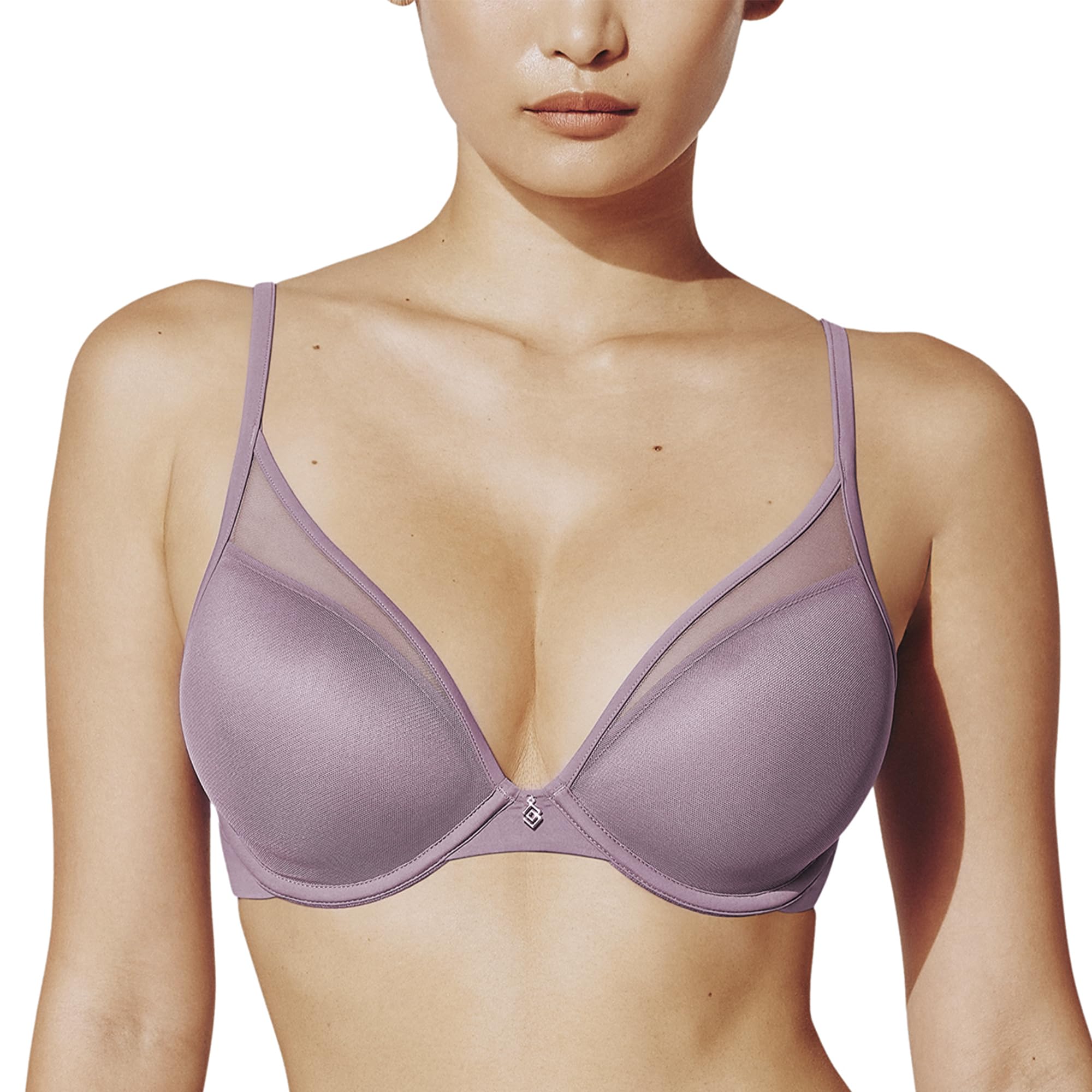 ThirdLove Classic Plunge Bra Sexy Underwire V-Neck Bra for Small Breasts Low Cut No-Show Lines Womens Everyday Comfort