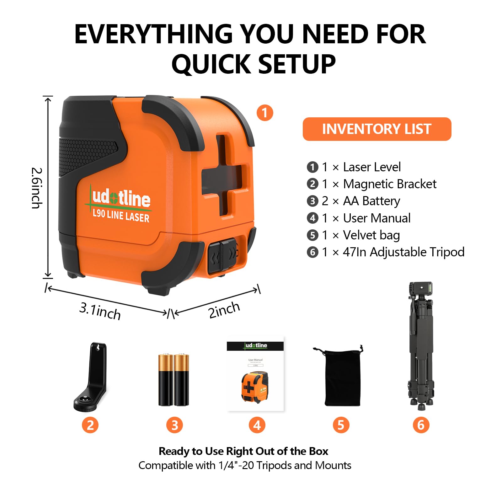 Green Laser Level - Self Leveling & 2 Line -8