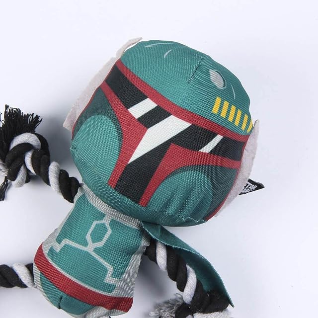 Foto 3 de 3 de CERDÁ LIFE'S LITTLE MOMENTS - Boba Fett Dental Perro Juguete Peluche Star Wars Licencia Oficial