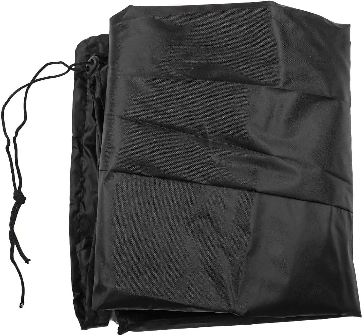Black Folding Bed Cover Outdoor Lounge Chair, Waterproof Oxford Furniture Protector Against Rain Sun Dust, Portable Storage Case 99x8x114cm