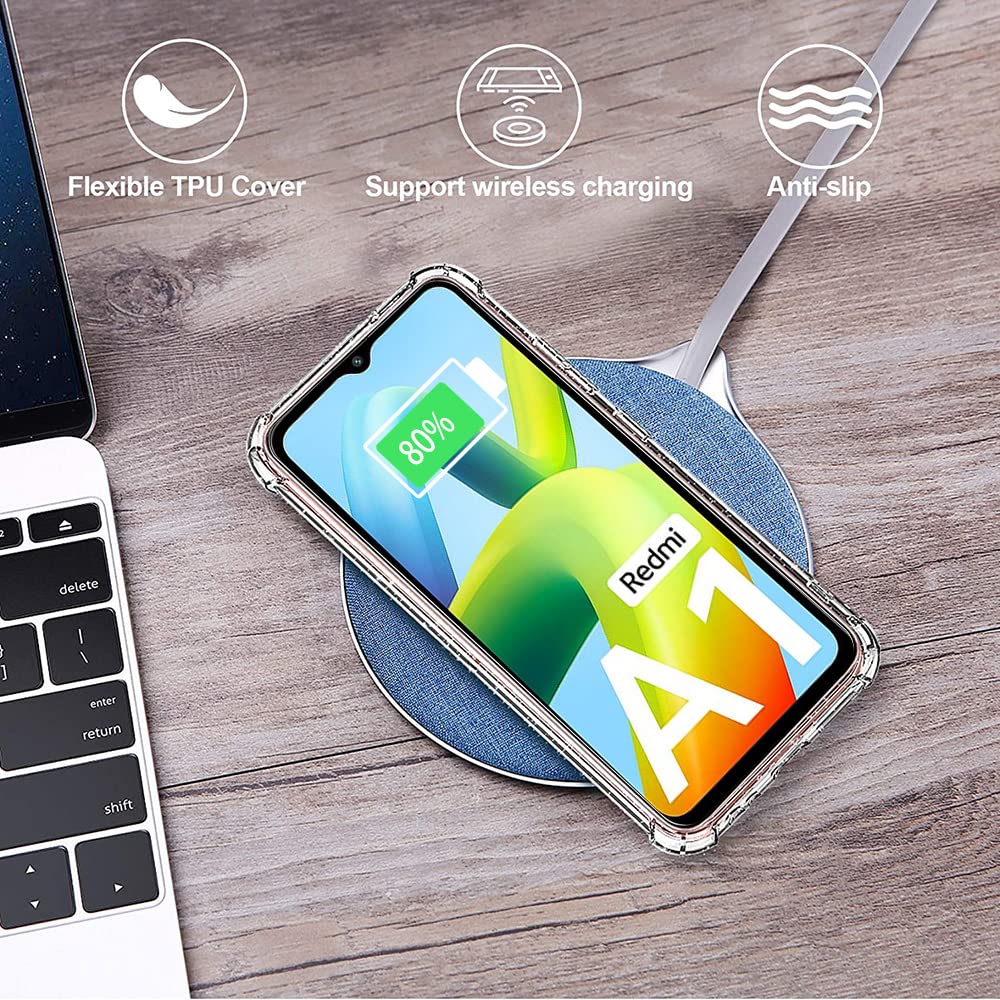 Cover Per Xiaomi Redmi A1 / A2 + X2 Vetro Temprato - Custodia In