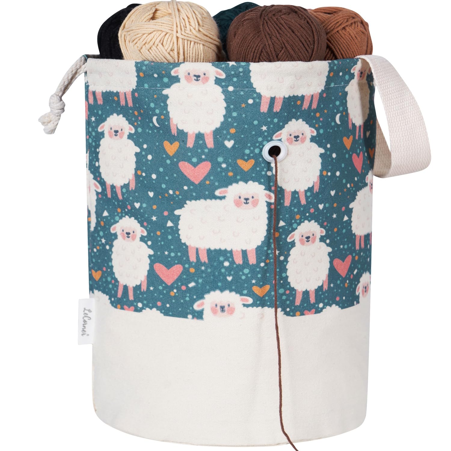 Yarn Bag, Large Crochet Bag Organizer, Yarn Storage Knitting Bags