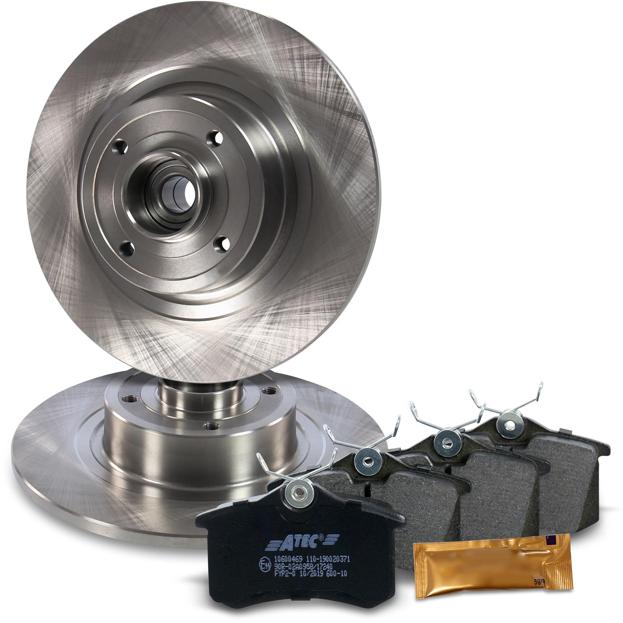 BESTPRICE Set freni asse anteriore incl dischi freno Ø 270mm completi + pastiglie freno anteriori + set cuscinetti ruota compatibile con RENAULT MEGANE (KM_) (KM0/1_), SCÉNIC (JM0/1_)