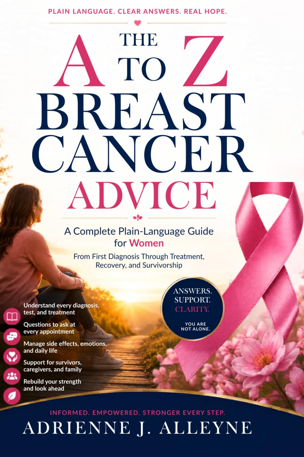 THE A TO Z BREAST CANCER ADVICE: A Complete Plain-Language Patient Guide for Every Woman — From First Diagnosis Through Treatment, Recovery, and Survivorship