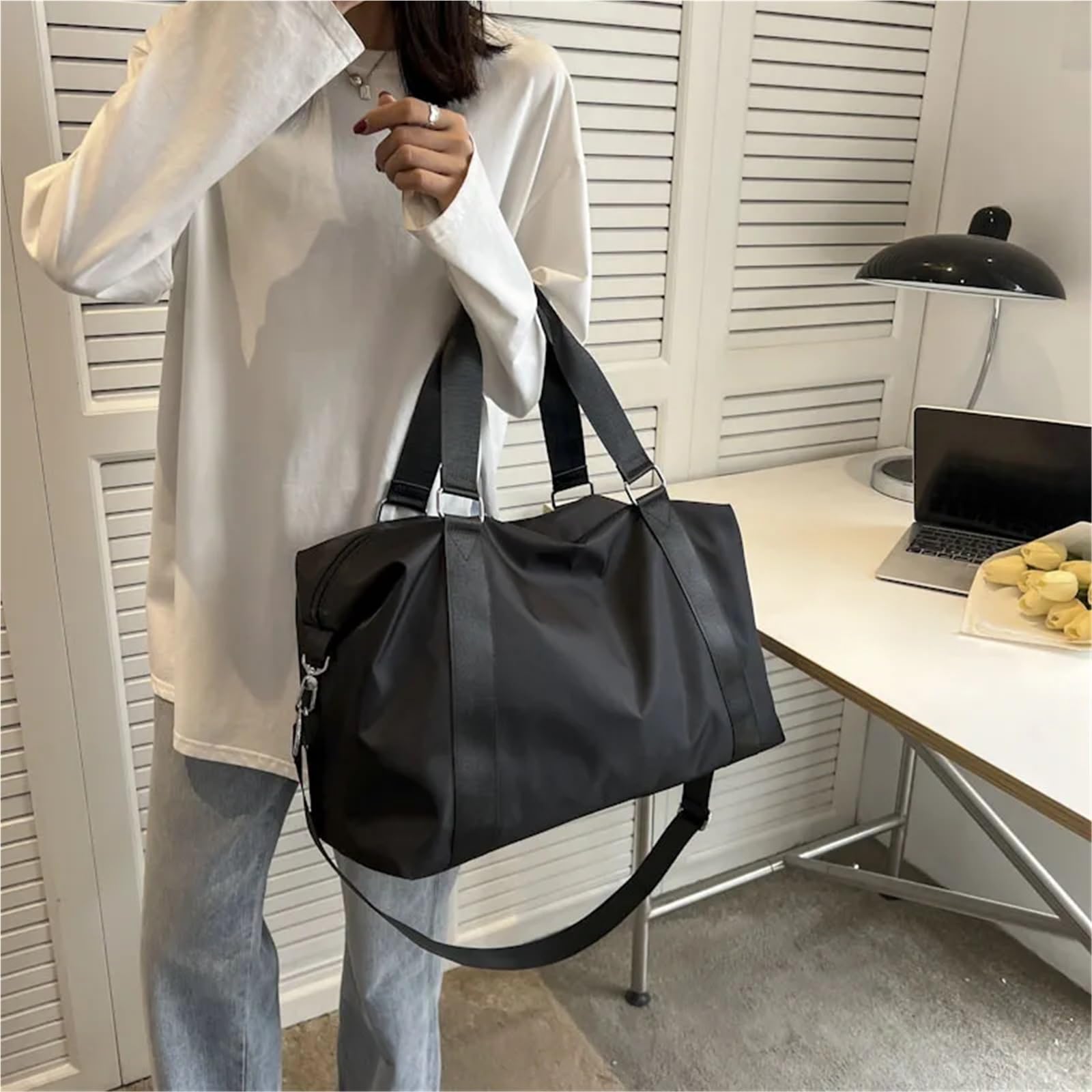 Bolsa Deporte Waterproof Oxford Cloth Handbag Women's Travel Bag Multifunction Ladies Shoulder Crossbody Bag