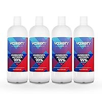 Vista 3 de Alcohol isopropílico 99% (IPA) - USP-NF Alcohol concentrado para frotar - Fabricado en Estados Unidos - 34 onzas líquidas/litro (paquete de 4)